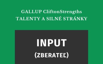 Talent INPUT – zberateľ