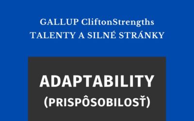 Talent ADAPTABILITY – prispôsobivosť