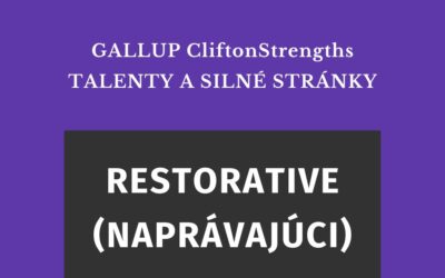 Talent RESTORATIVE – naprávajúci