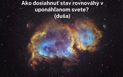 Rovnováha v živote duša